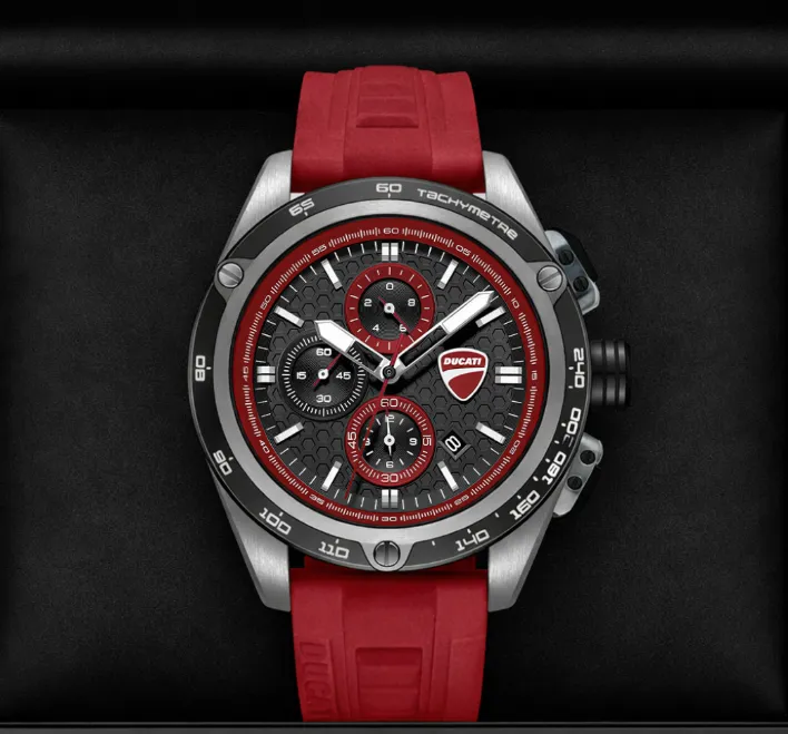 Red, Black, and Bold Iconic Colors in Ducati Watches